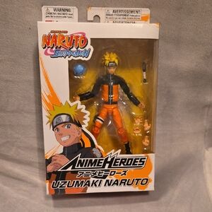 Ban Dai Anime Heroes Naruto Uzumaki Action FIgure *Brand New In Box*